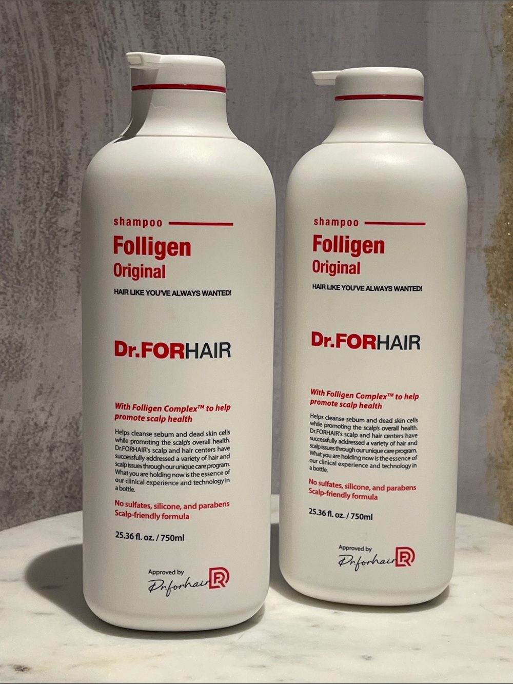 Dr.FORHAIR Folligen Original Shampoo - Help to reduce hair loss & Thinning hair.